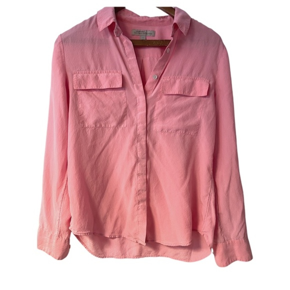 Banana Republic Heritage Collection silk Long-Sleeve Button Down